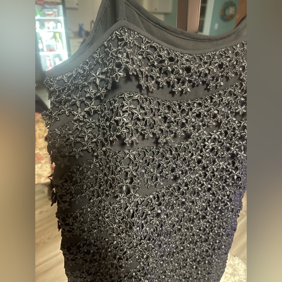 Diane Von Furstenberg Black Lace Overlay Slip Dress — NWT Size M ($598 Retail) - Picture 4 of 8